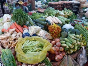 Lebensmittel auf dem Old Market Siem Reap