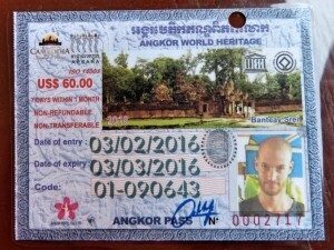 Angkor Ticket 2016