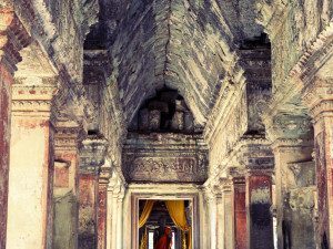 Gänge in Angkor Wat