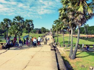 Hauptweg Angkor Wat