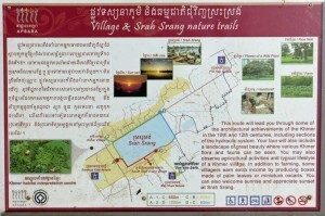 Karte Srah Sreng Nature Trail
