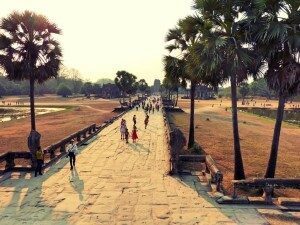 Angkor Wat Sonnenuntergang