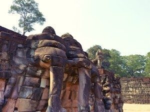 Terrasse der Elefanten in Angkor Thom