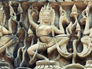 Preah Khan Apsara Figuren