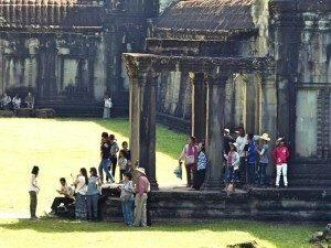 Angkor Wat Massentourismus