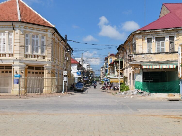Kolonial-Architektur in Battambang