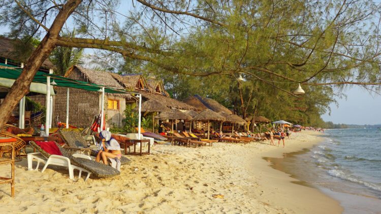 Strand - Otres Beach bei Sihanoukville in Kambodscha